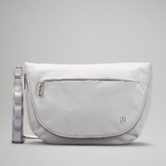 Lululemon All Night Festival Bag Zip Top Seal Grey - Picture 1 of 16